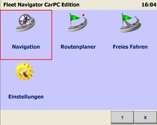 Map&Guide fleet Navigator - Test Screenshot